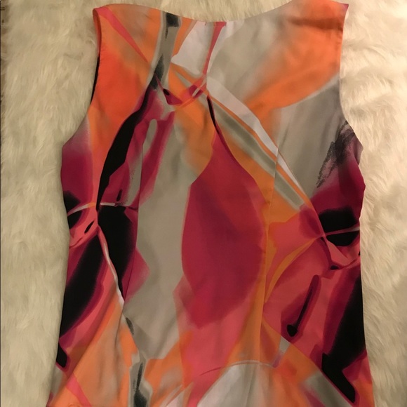 Worthington Pattern Sleeveless Blouse - Picture 3 of 4